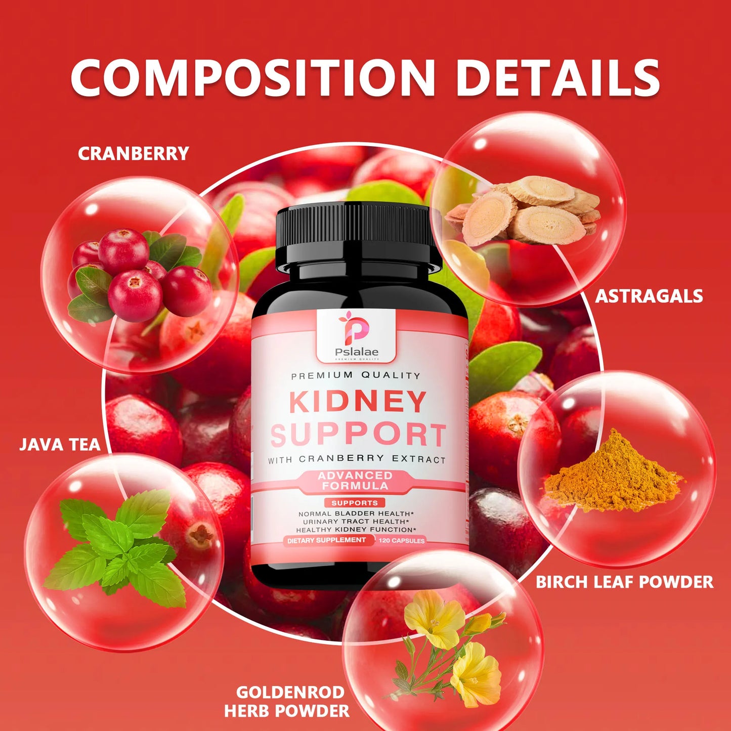 Kidney Support Supplement - 120 Capsules