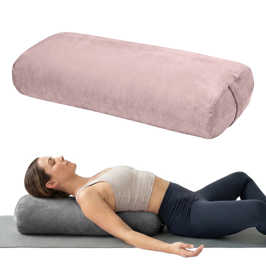 Yoga Bolster Pillow Round Cylinder Meditation Cushion