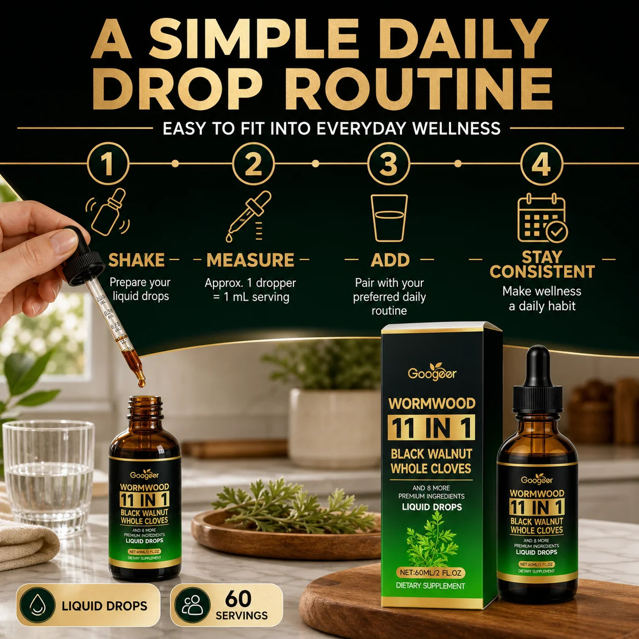 Wormwood 11 in 1 Liquid Drops