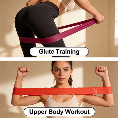 TPE Resistance Bands Set – 5 Levels Non-Slip Booty Exercise Bands
