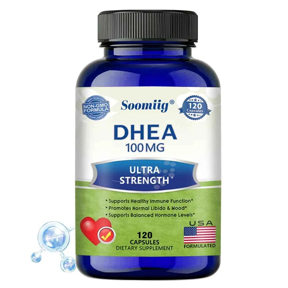 DHEA Nutritional Supplement 
Supports Healthy Metabolism, Brain, Immune Function and Pure Energy