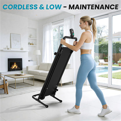 Akluer Non-Motorized Foldable Workout Treadmill