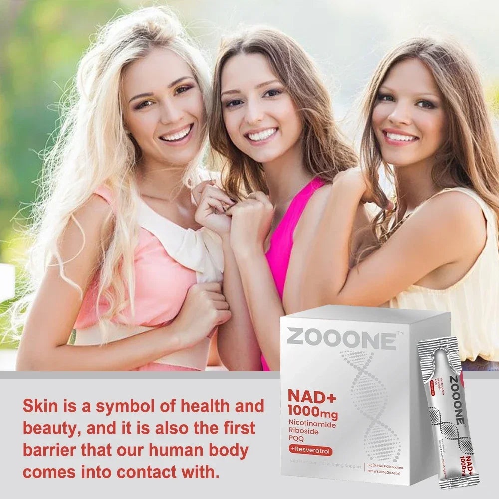 NAD+ Berry Flavored Drink Mix for Anti-Aging