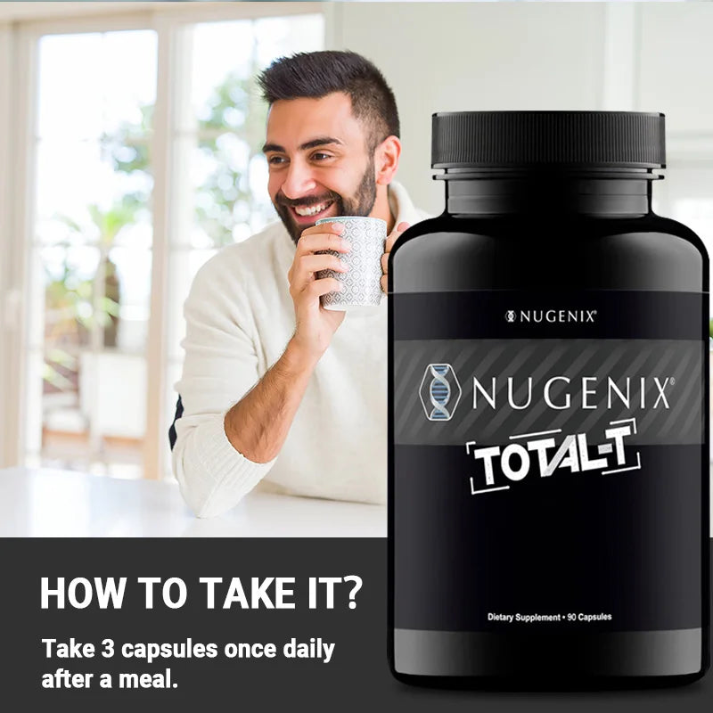 TOTAL-T - Improve Muscle Strength & Growth, Testosterone Booster Supplement for Men