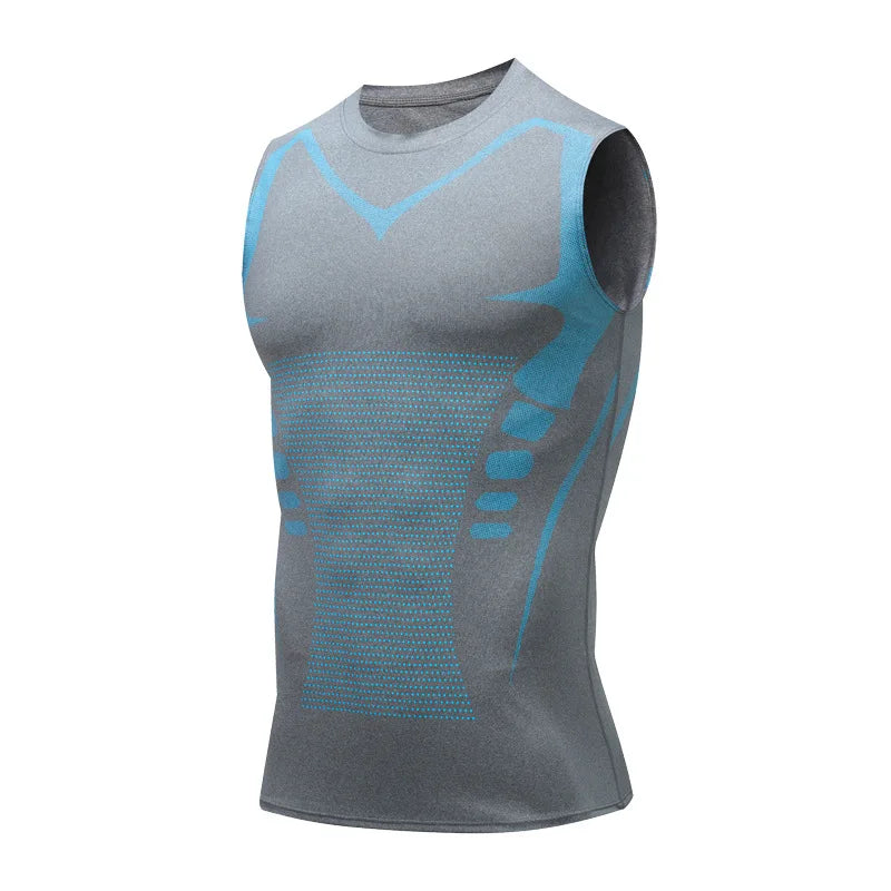 Mans Compression Tank Top Men Gym Shirt Sleeveless