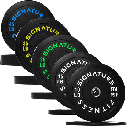 Cast Iron Bumper Plates, Green, Multiple Options