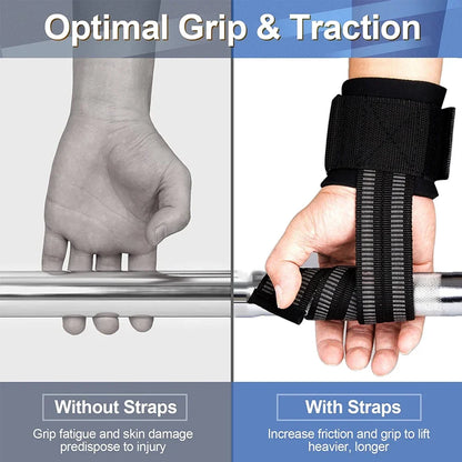 Weight Lifting Straps with Wrist Support