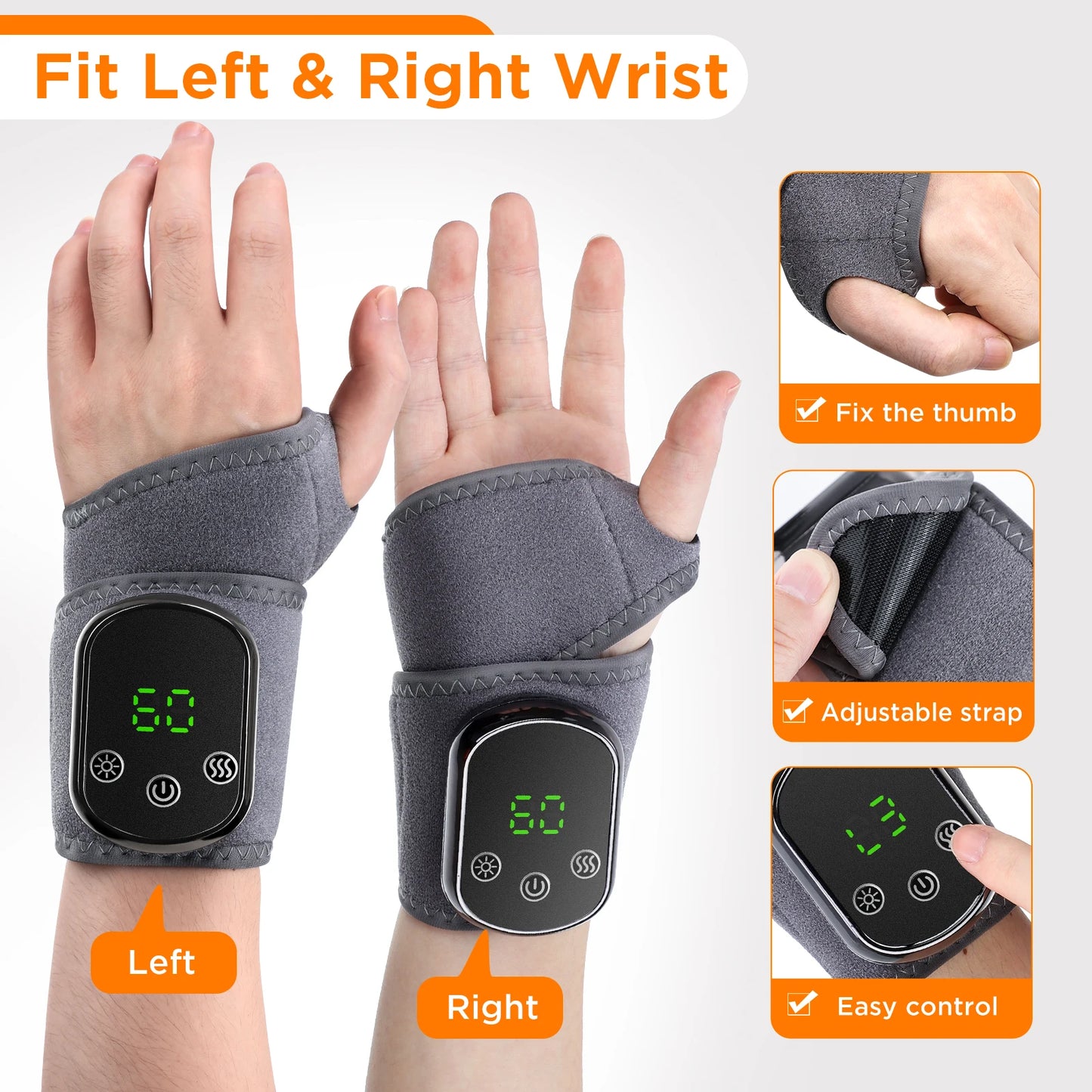 Electric Heating Wrist Massager