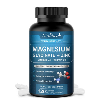 Mulittea 500mg Glycine Magnesium with Zinc