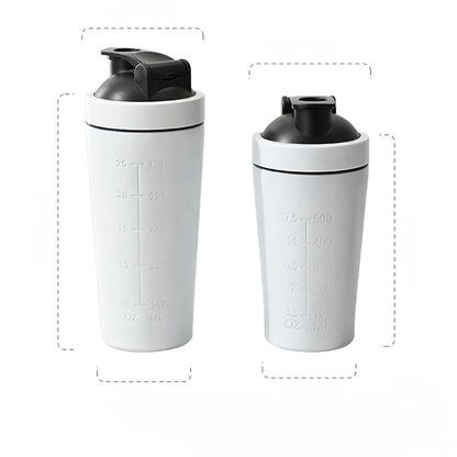 Stainless Steel Protein Powder Shaker Bottle with Ball