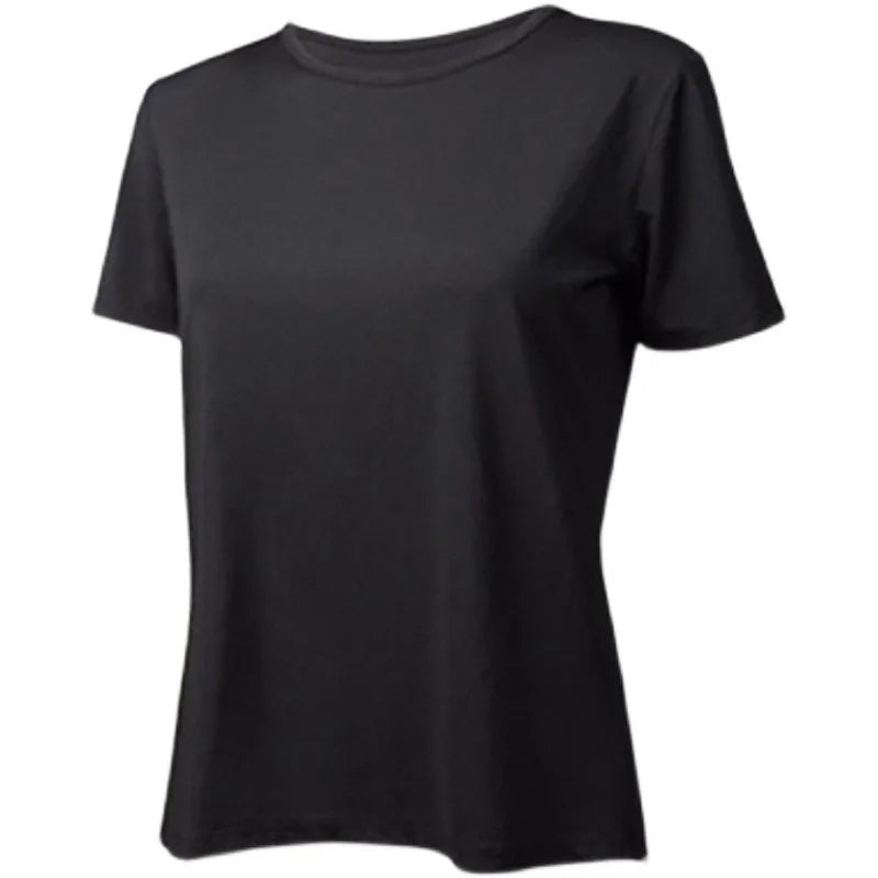 New Hem Opening Sports Tops Women Loose Quick-Dry Yoga T-Shirt