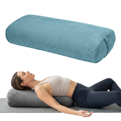 Yoga Bolster Pillow Round Cylinder Meditation Cushion