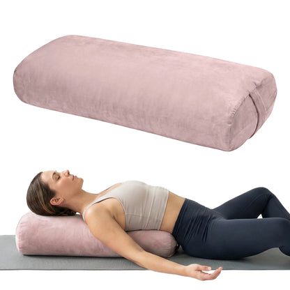 Yoga Bolster Pillow Round Cylinder Meditation Cushion
