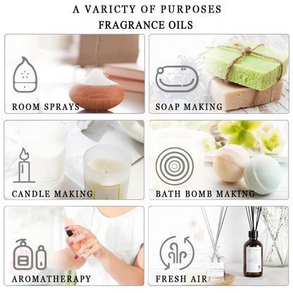 PHATOIL 15PCS Aromatherapy Essential Oil Set For Diffuser