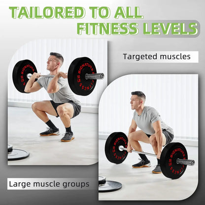 Cast Iron Bumper Plates, Green, Multiple Options