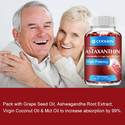 Astaxanthin 24mg - Remium Antioxidant - 120 Capsules