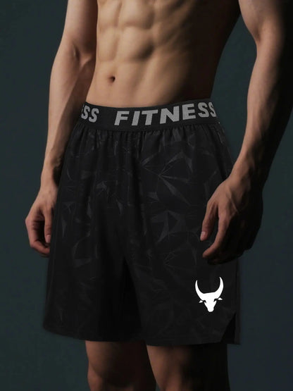 Men'S Athletic Quick-Dry Casual Elastic Waistband Shorts