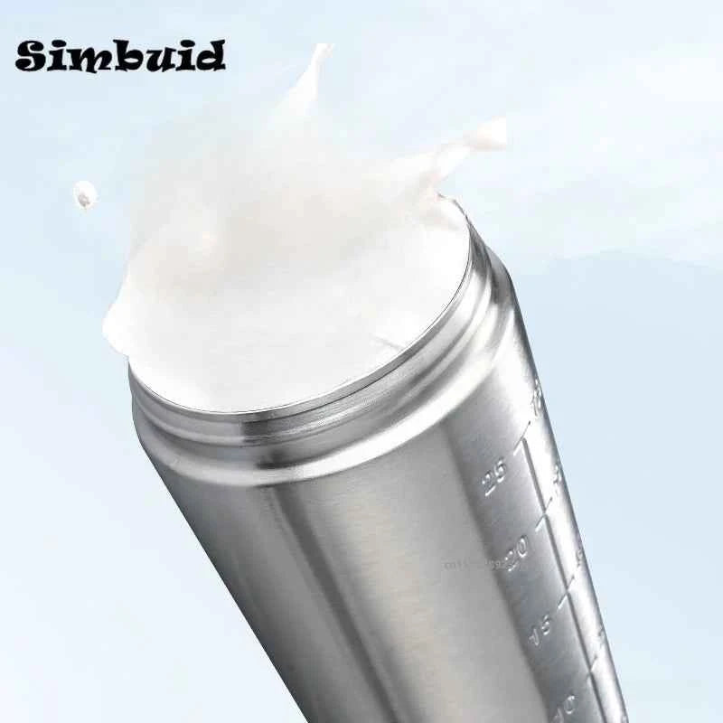 Stainless Steel Protein Powder Shaker Bottle with Ball