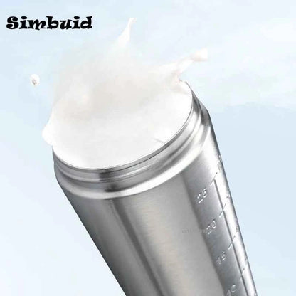 Stainless Steel Protein Powder Shaker Bottle with Ball