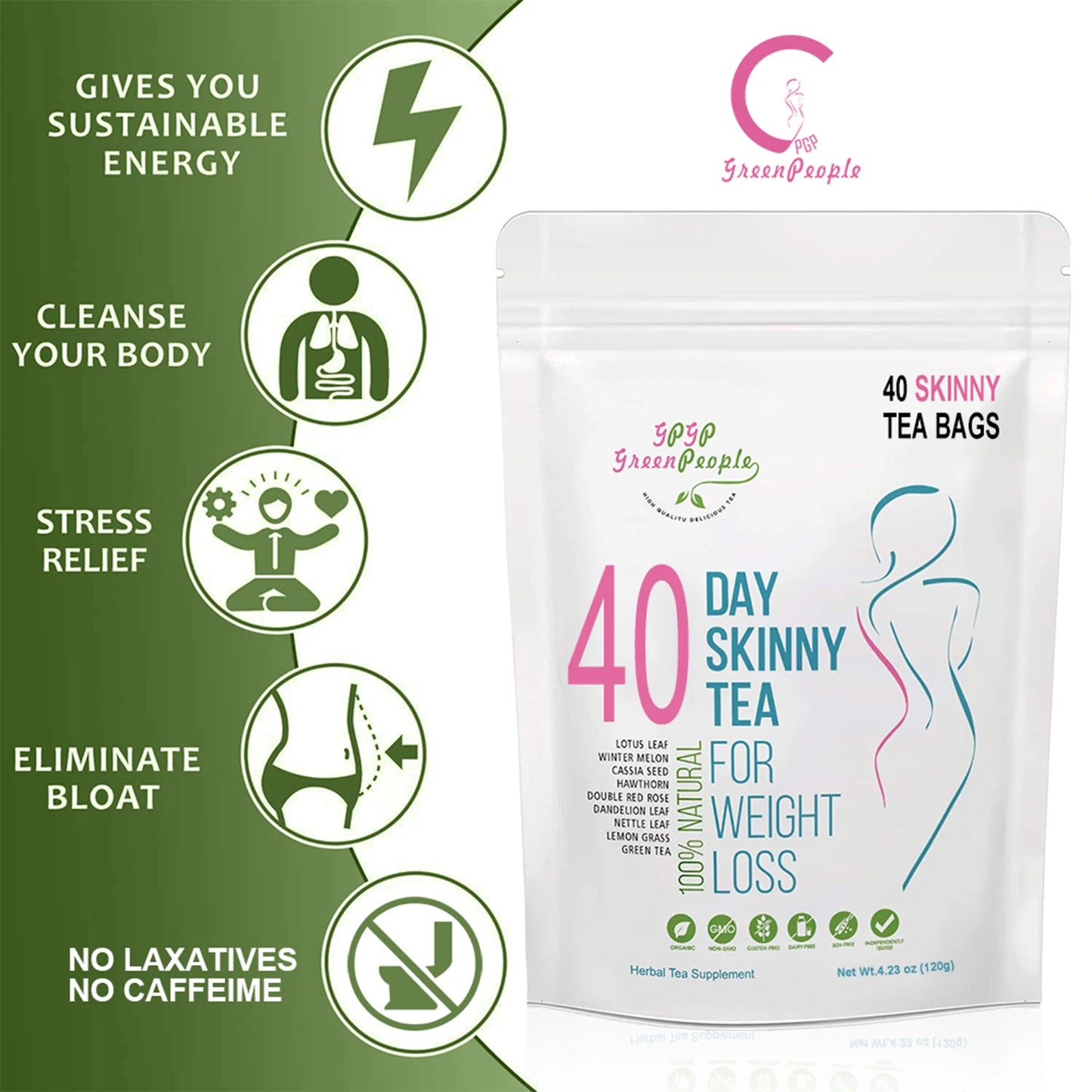 Natural 40 Days Herbal Skinny Detox