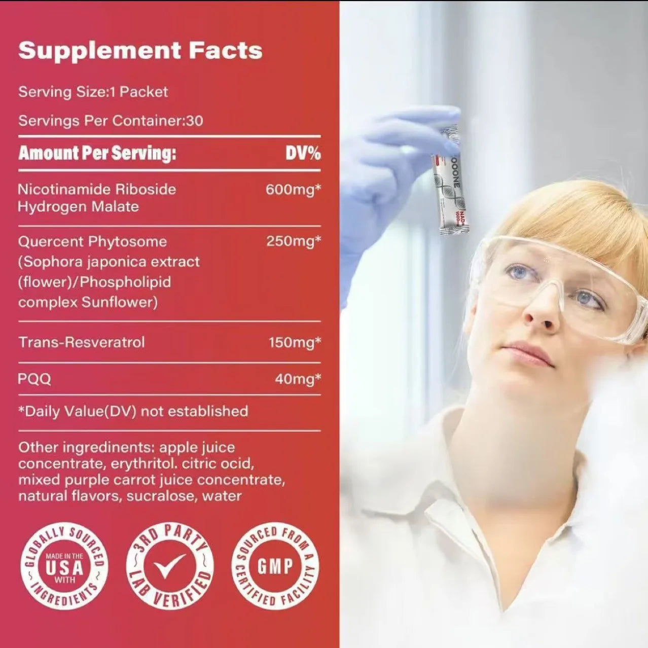 NAD 1000mg Liquid Supplement