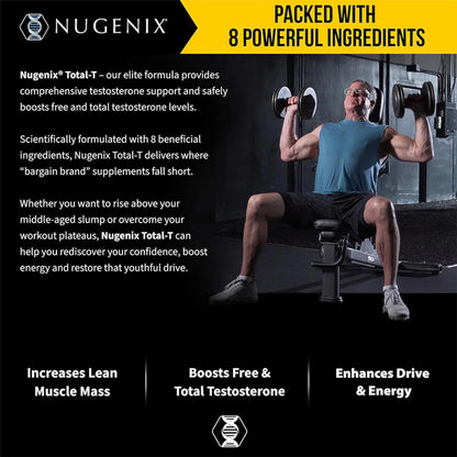 TOTAL-T - Improve Muscle Strength & Growth, Testosterone Booster Supplement