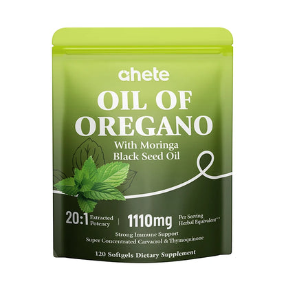 Oil of Oregano with Moringa Black Seed Oil Softgels
