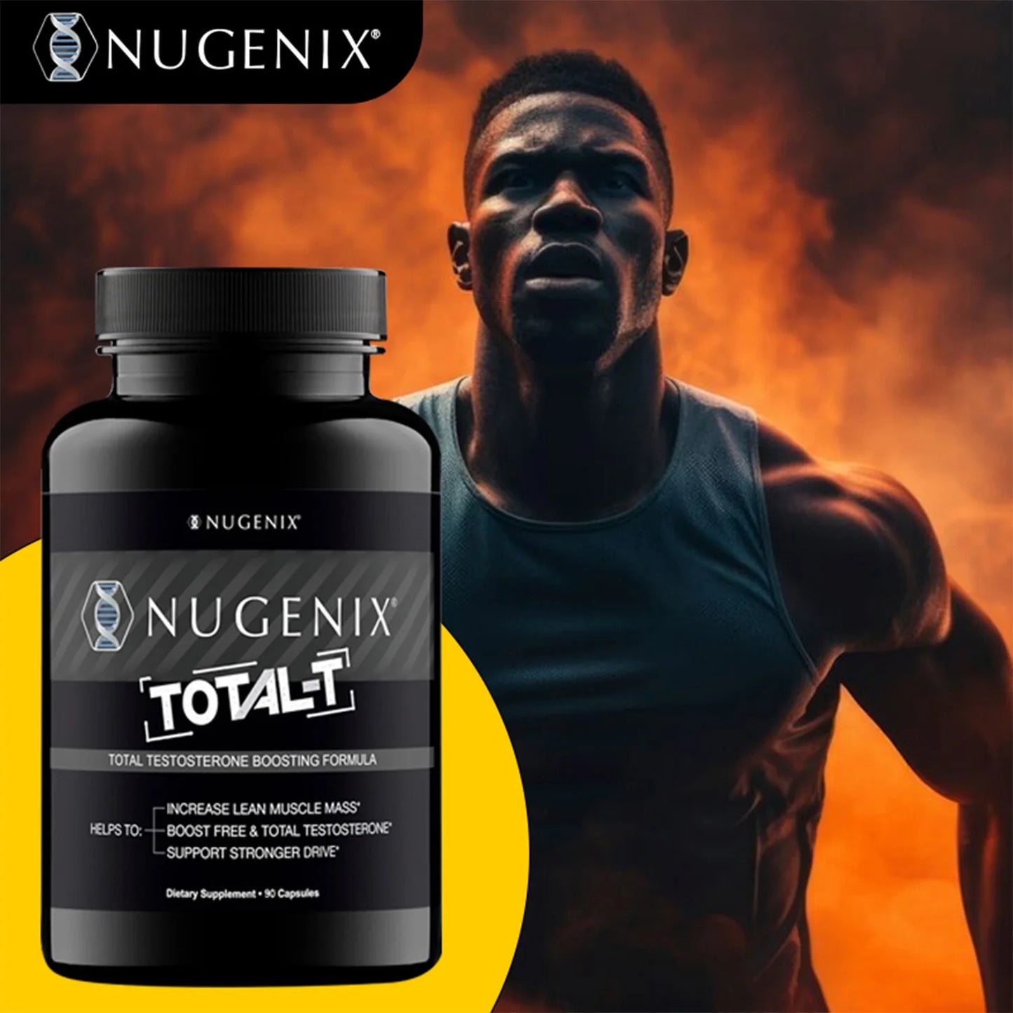 TOTAL-T - Improve Muscle Strength & Growth, Testosterone Booster Supplement
