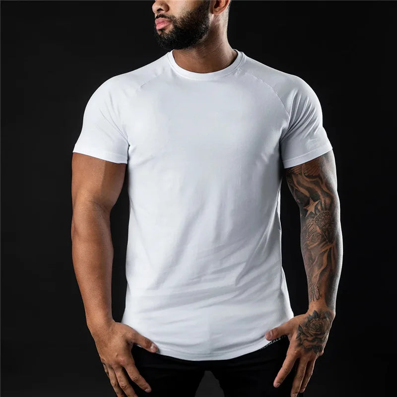 Plain Gym T-shirt Men