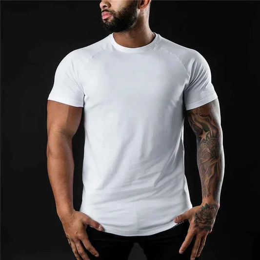 Plain Gym T-shirt Men