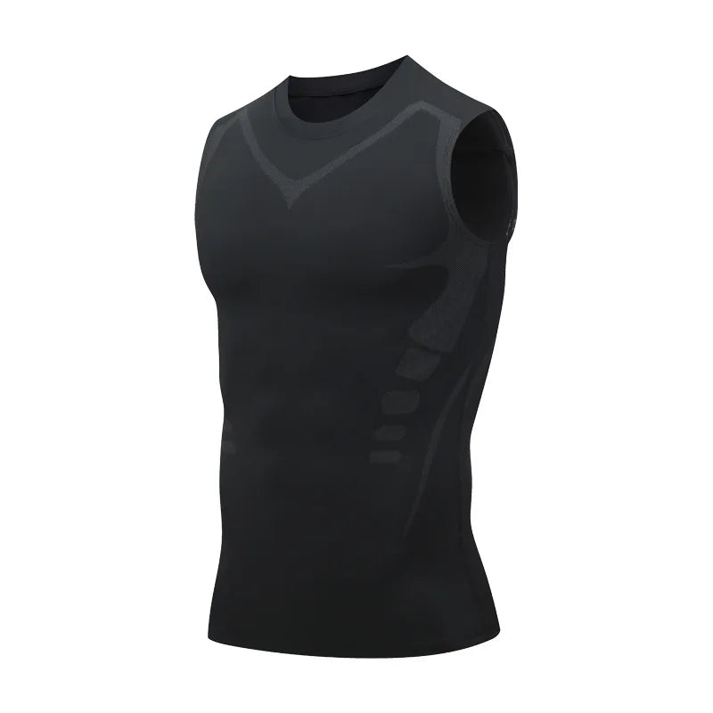 Mans Compression Tank Top Men Gym Shirt Sleeveless