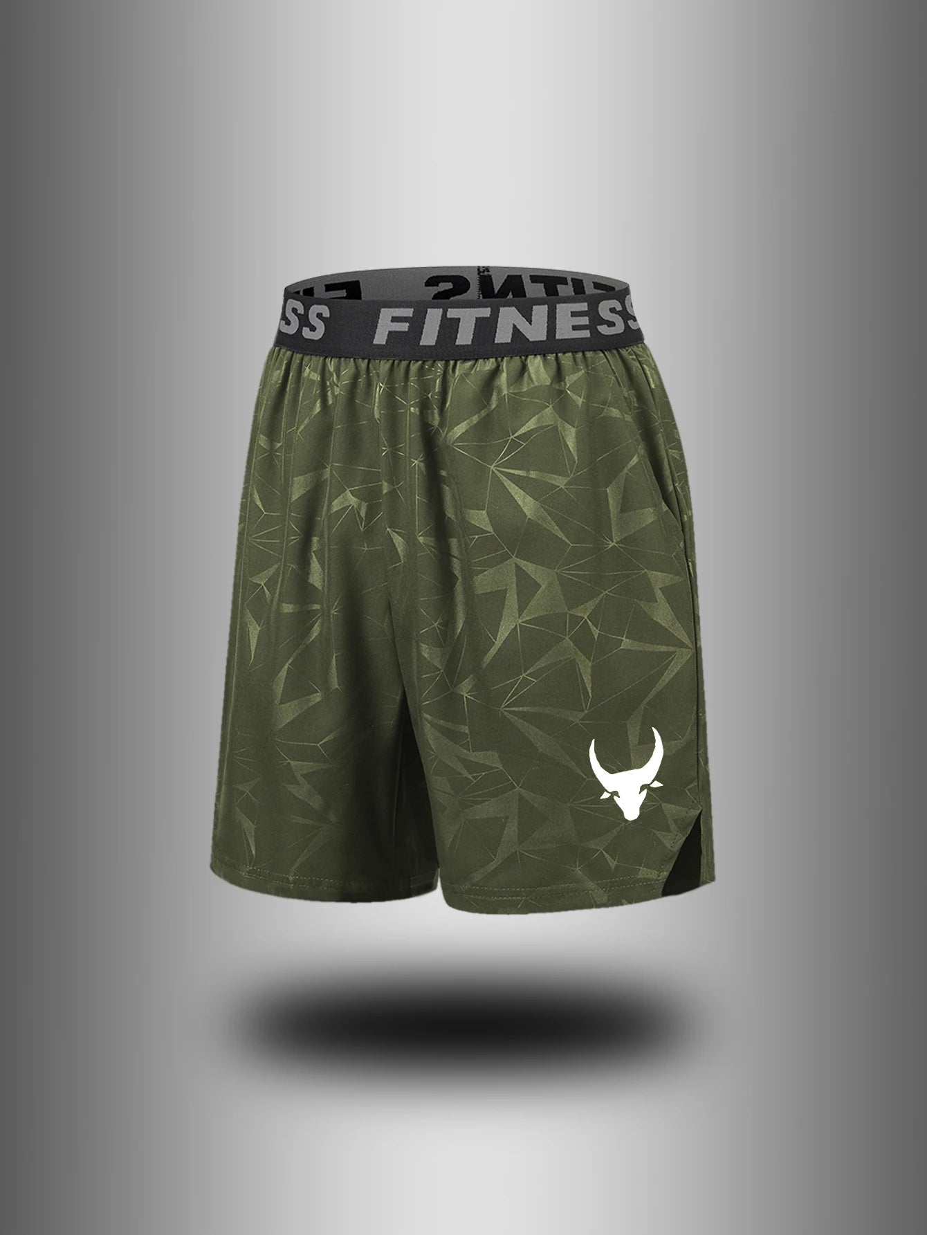 Men'S Athletic Quick-Dry Casual Elastic Waistband Shorts