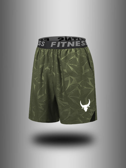 Men'S Athletic Quick-Dry Casual Elastic Waistband Shorts