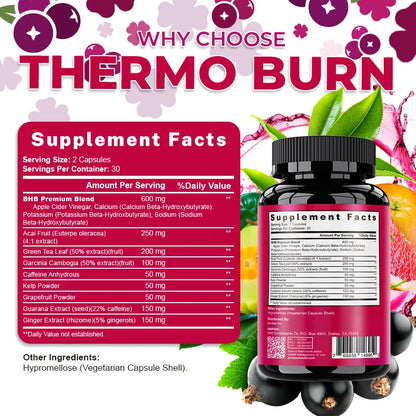 Thermo Burn BHB Dietary capsules
