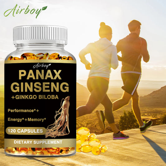 Panax Ginseng + Ginkgo Biloba - 120 Capsules