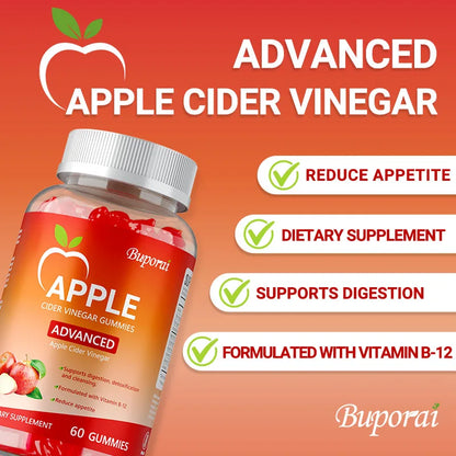 Apple Cider Vinegar Gummies - Stay in Shape, Weight Management, Metabolism and Detoxification, Weight Loss - 60pcs