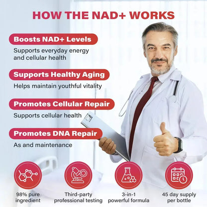 NAD 1000mg Liquid Supplement