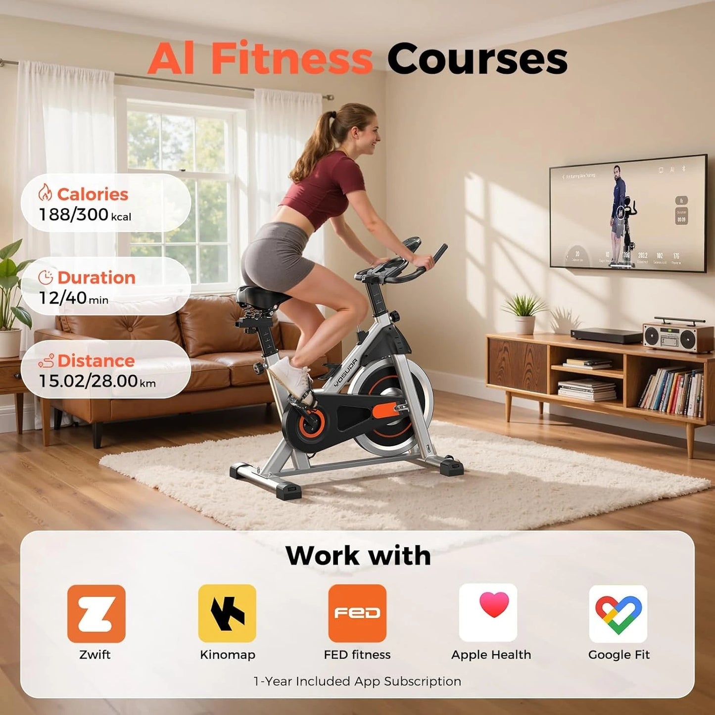 YOSUDA Exercise Bike