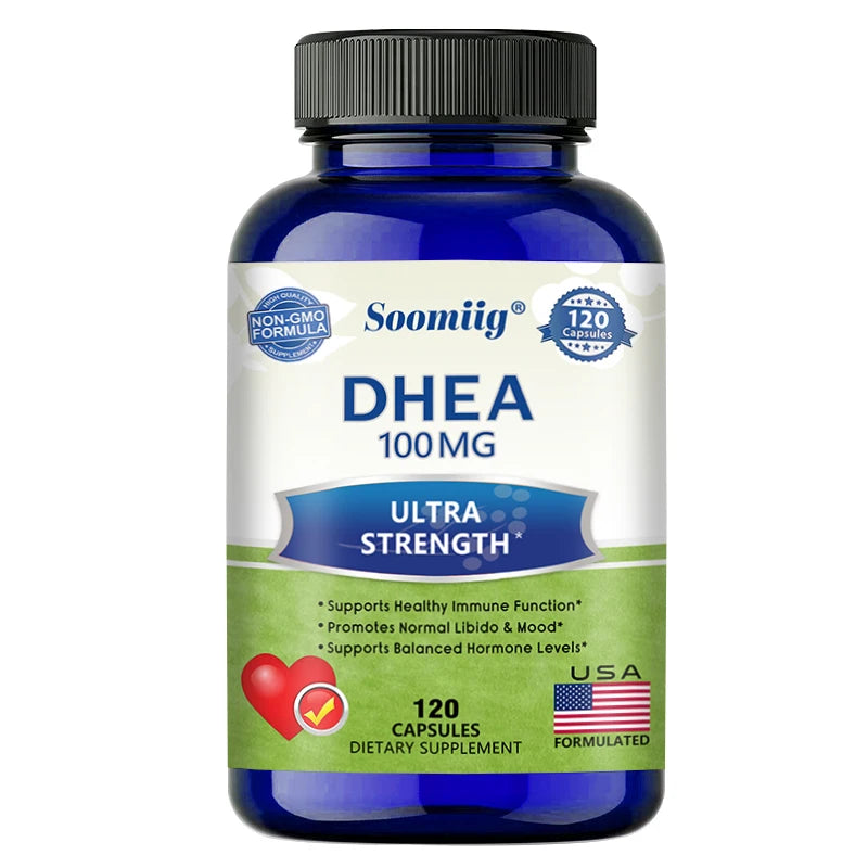 DHEA Nutritional Supplement 
Supports Healthy Metabolism, Brain, Immune Function and Pure Energy