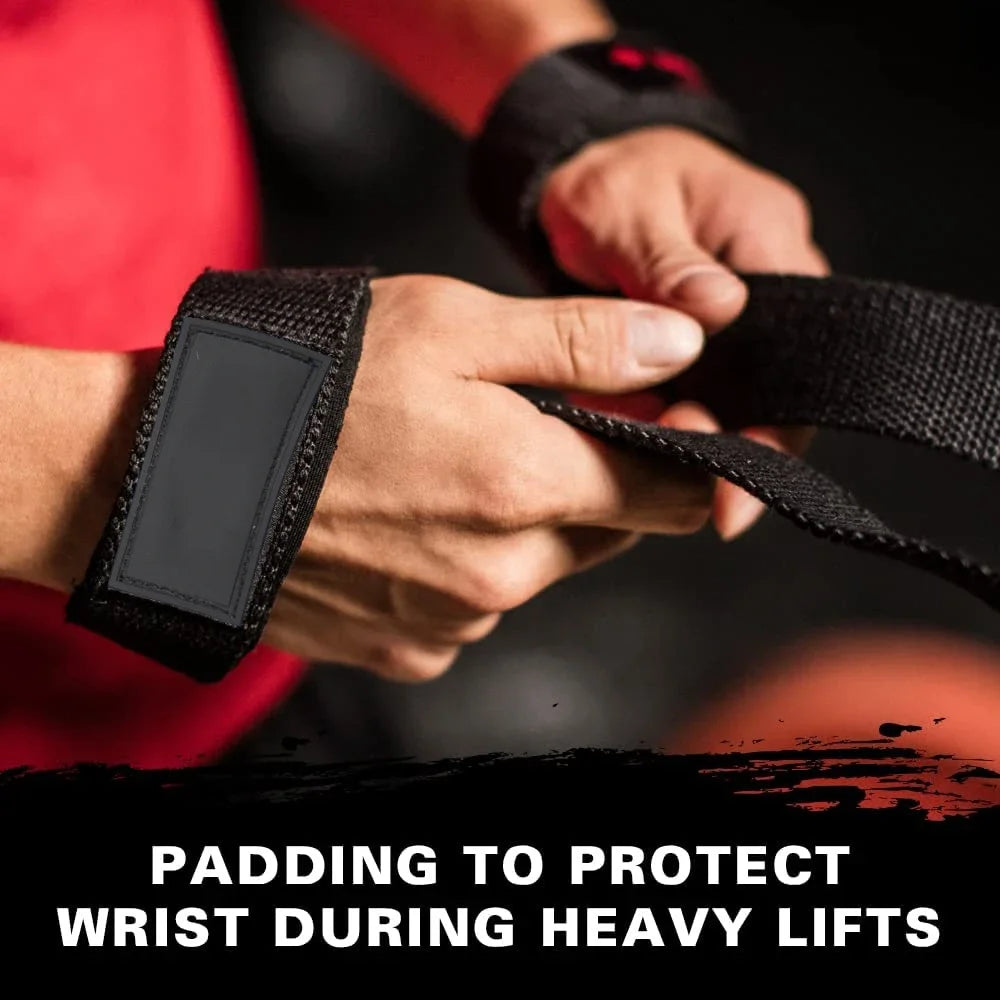 Weight Lifting Straps with Wrist Support