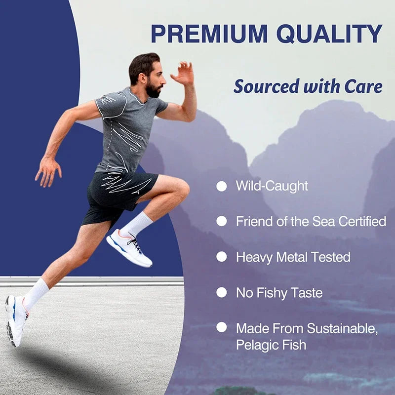 Omega 3 Fish Oil Supplement - 120 Capsules