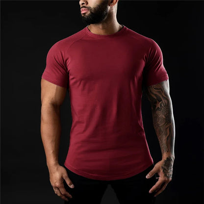 Plain Gym T-shirt Men