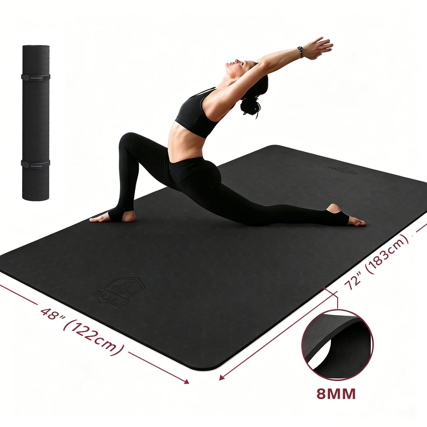 HAPBEAR Extra Large Yoga Mat