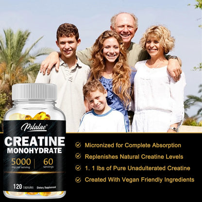 Creatine Monohydrate - Build Muscle, Improve Athletic Performance, Improve Energy Endurance , Promote Recovery