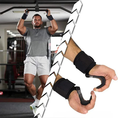 1/2PC Non-Slip Weight Lifting Hooks