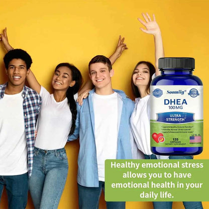 DHEA Nutritional Supplement 
Supports Healthy Metabolism, Brain, Immune Function and Pure Energy
