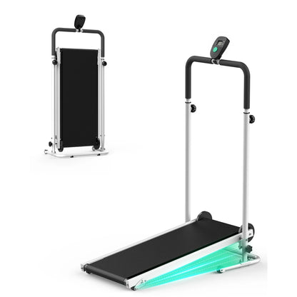 Akluer Non-Motorized Foldable Workout Treadmill